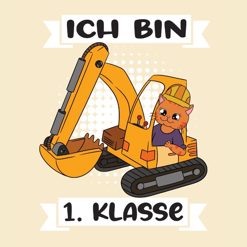 Ich Bin 1 Klasse Einschulung Schulanfang