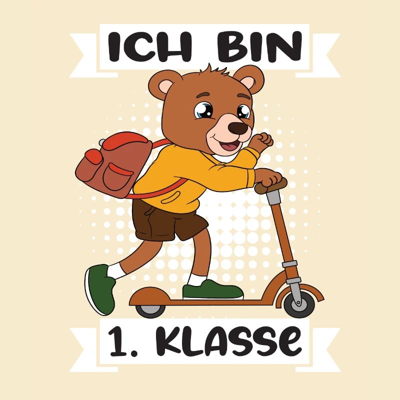 Ich Bin 1 Klasse Einschulung Schulanfang