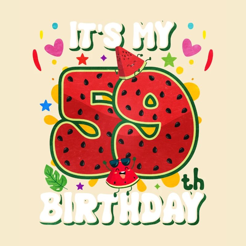 59e anniversaire Pastèque