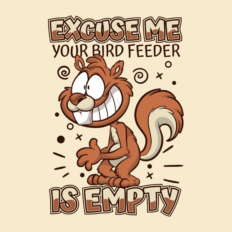 Your Bird Feed Is Empty Squirrel Fox Squirrel