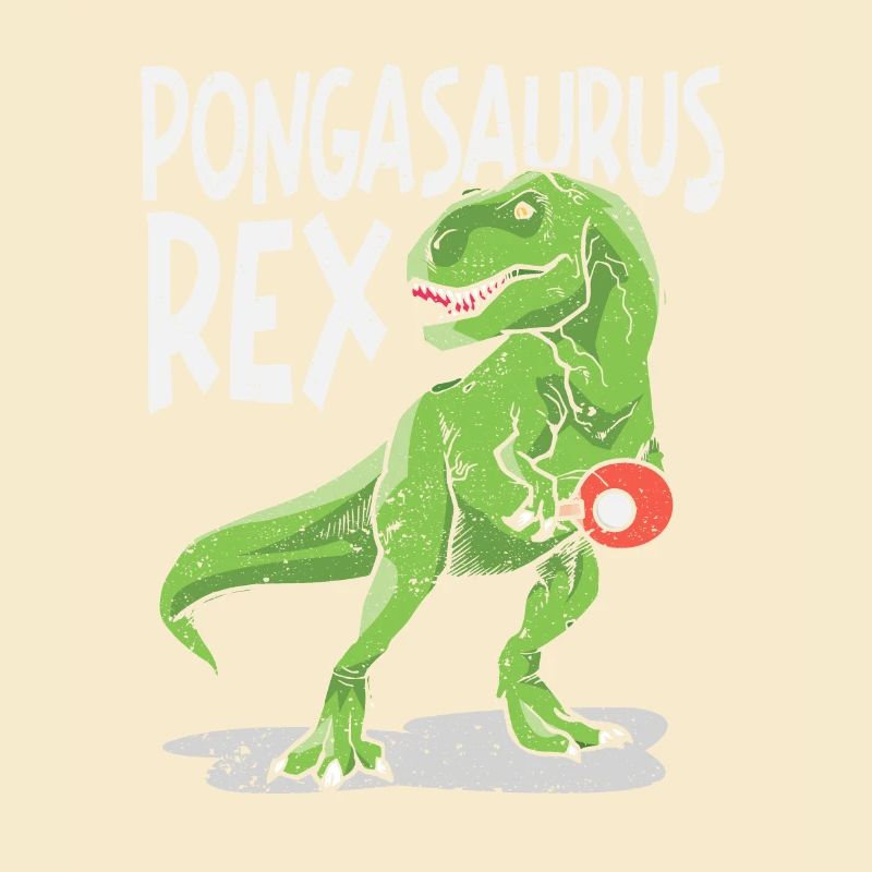 Pongasaurus Rex Ping Pong Master Funny Table