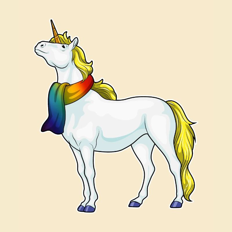 Einhorn Schal