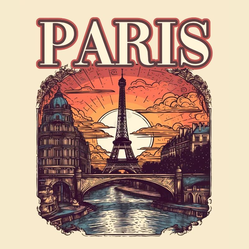 Paris Eiffelturm Bonjour Souvenirs