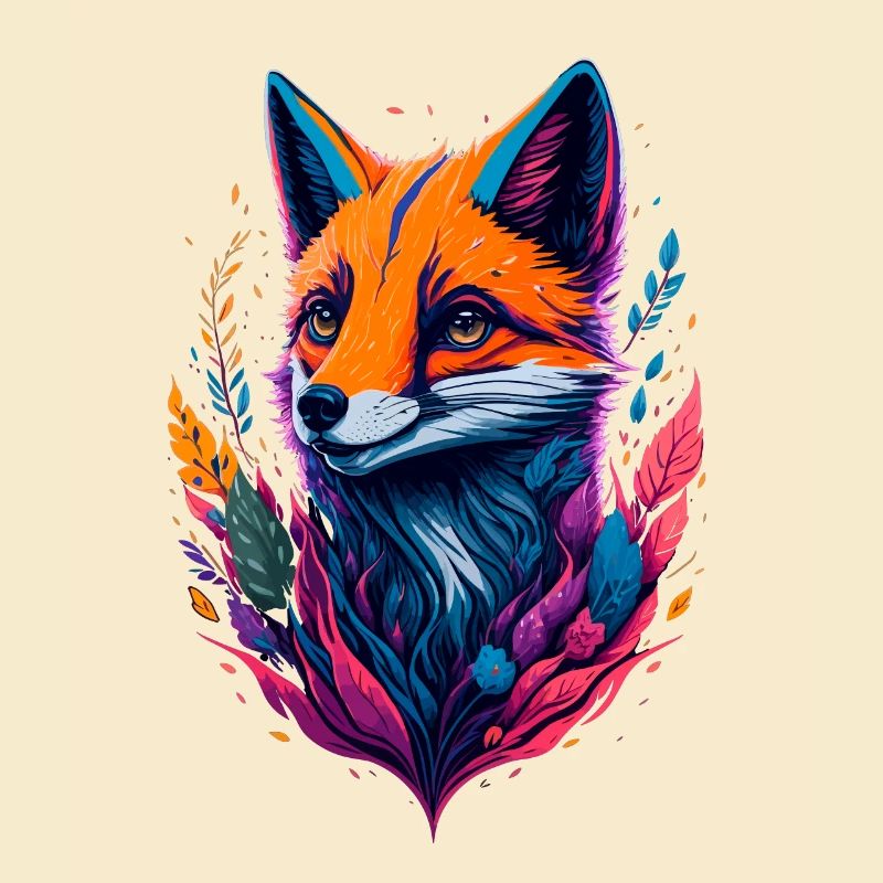abstract fox