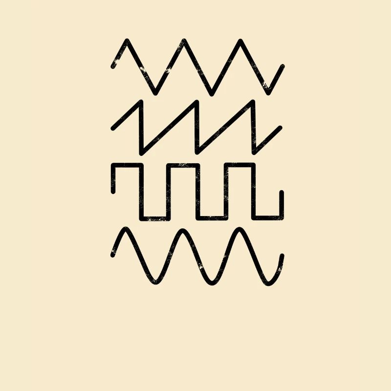 Synthesizer Synth Audio Waveform design -