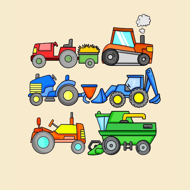 Construction site vehicles