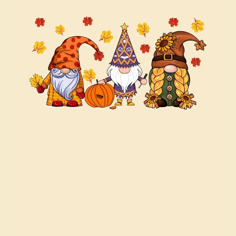 Three Dwarfs Pumpkin Pie Turkey Thanksgiving Day