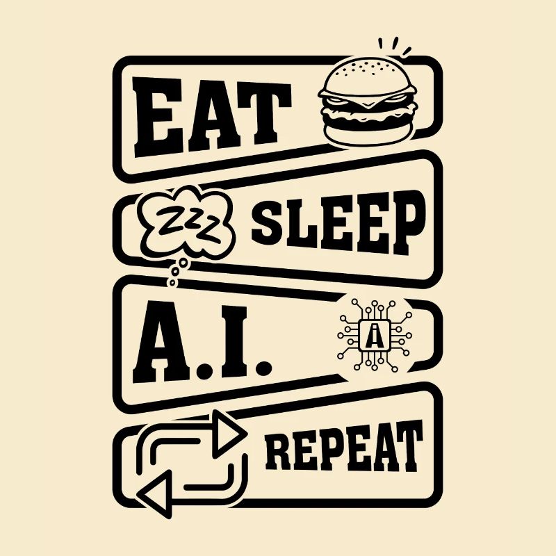 Eat Sleep A.I. Repeat! - Artificial Intelligence A