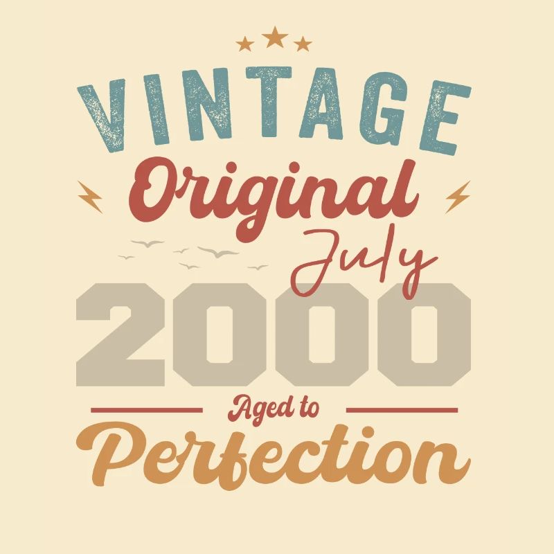 July 2000 Birthday July 2000 Original 2000 July