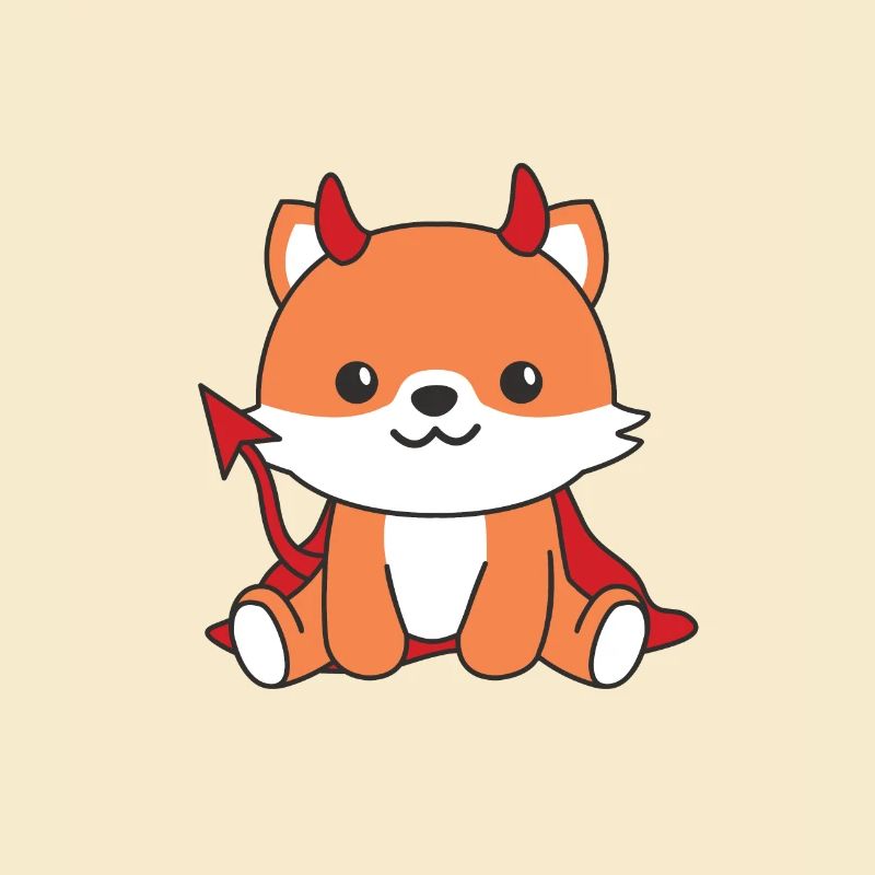 Fuchs Happy Halloween Teufel Kostüm