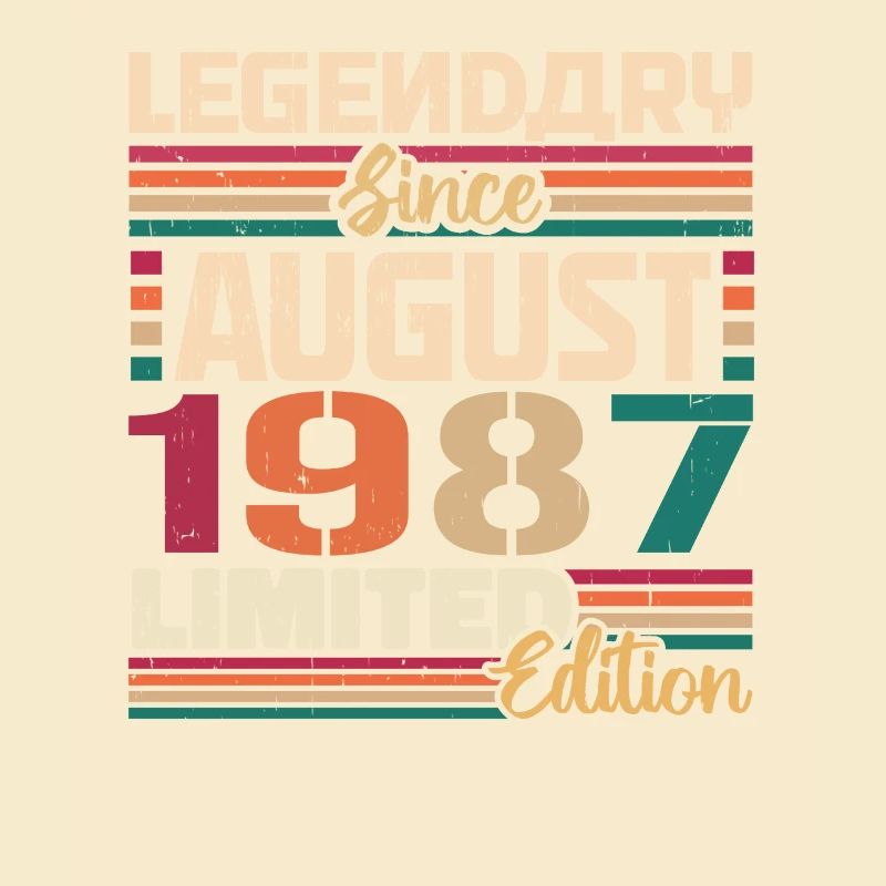 1987 August Geburtstag Legende August 1987