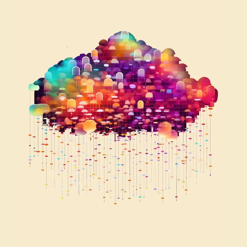 Cloud Computing Cyberpunk Entwickler IT Computer