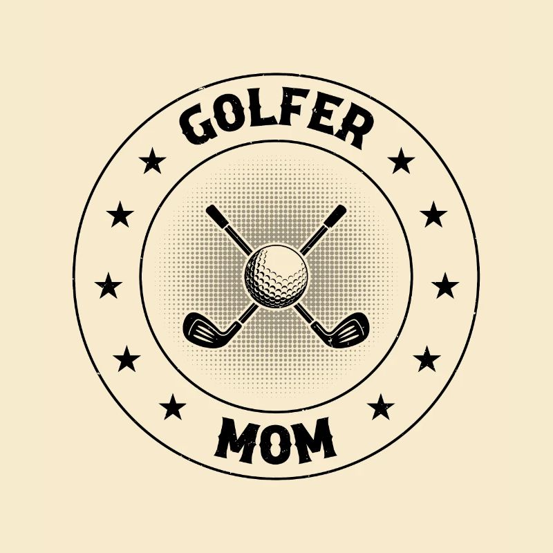 Golfer Mom - Golf Player Mama Golfer Golfing