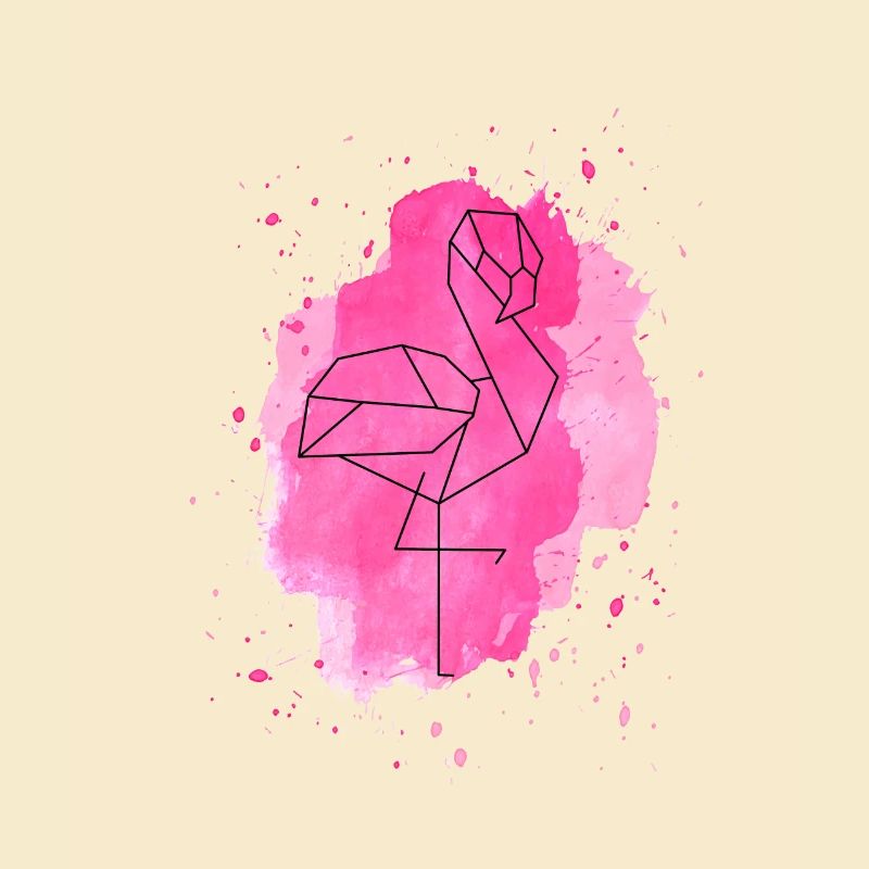 Flamingo splash