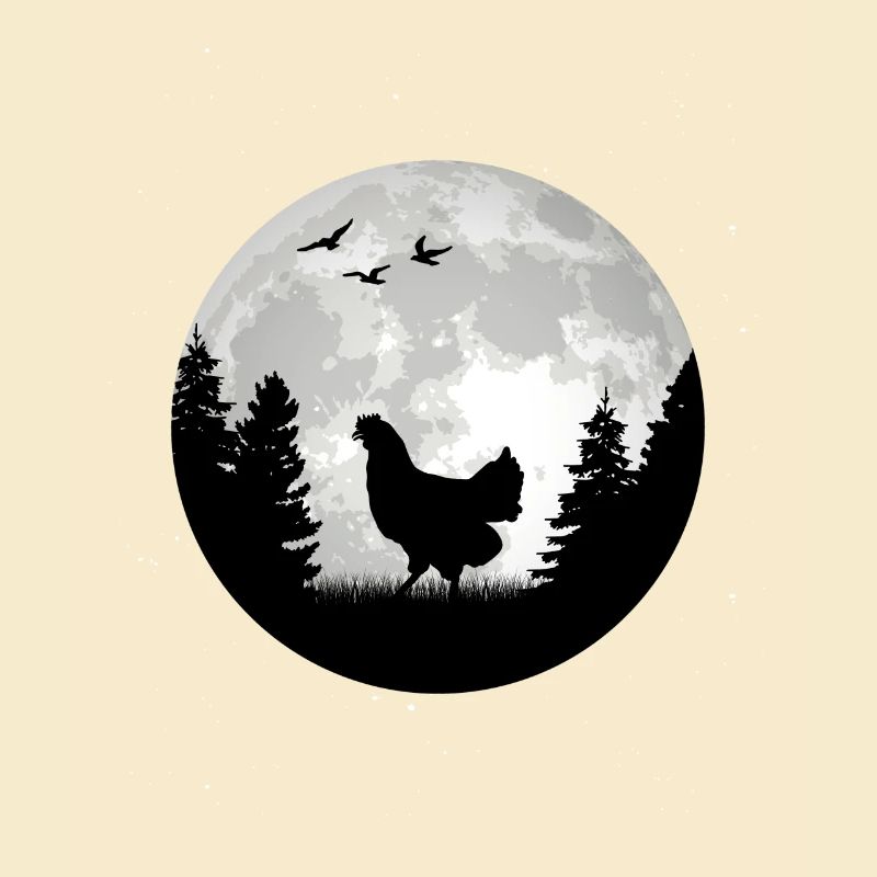 Chickens Moon Farmer Chicken
