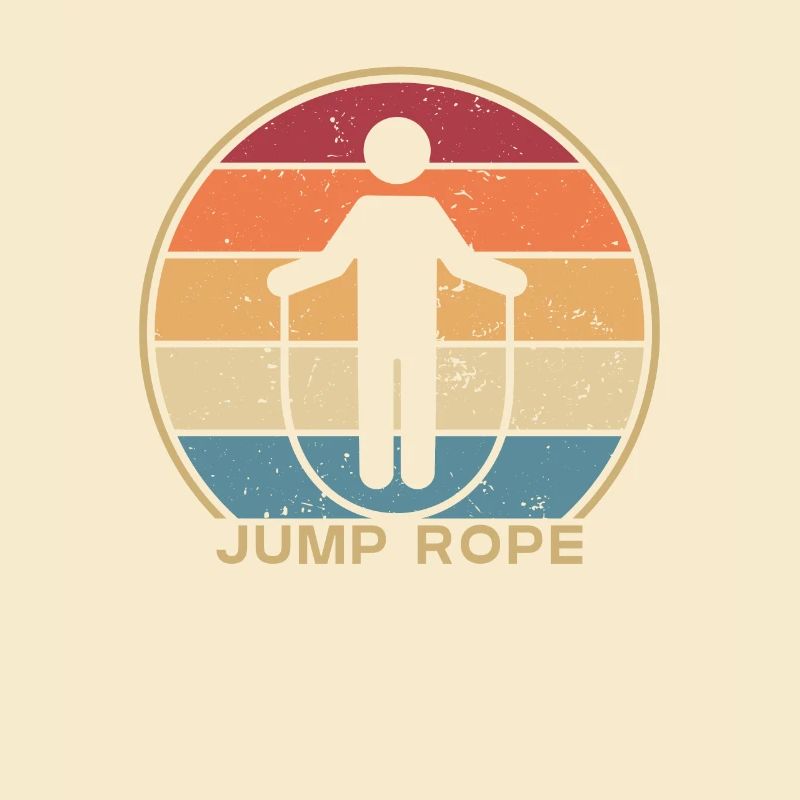 Retro Springseil Springseil Springen Geschwindigkeit Springseil