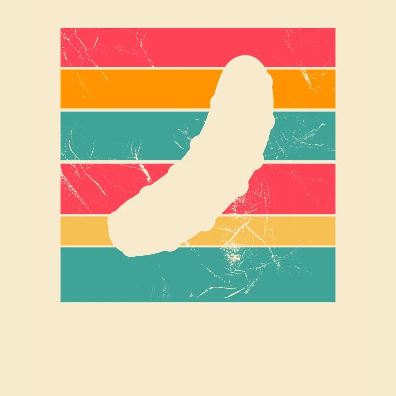 Cucumber Pickle Retro Gift