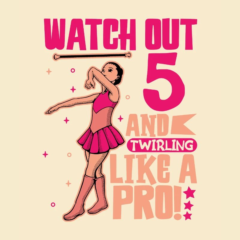 Ich bin 5 - Mädchen Twirling
