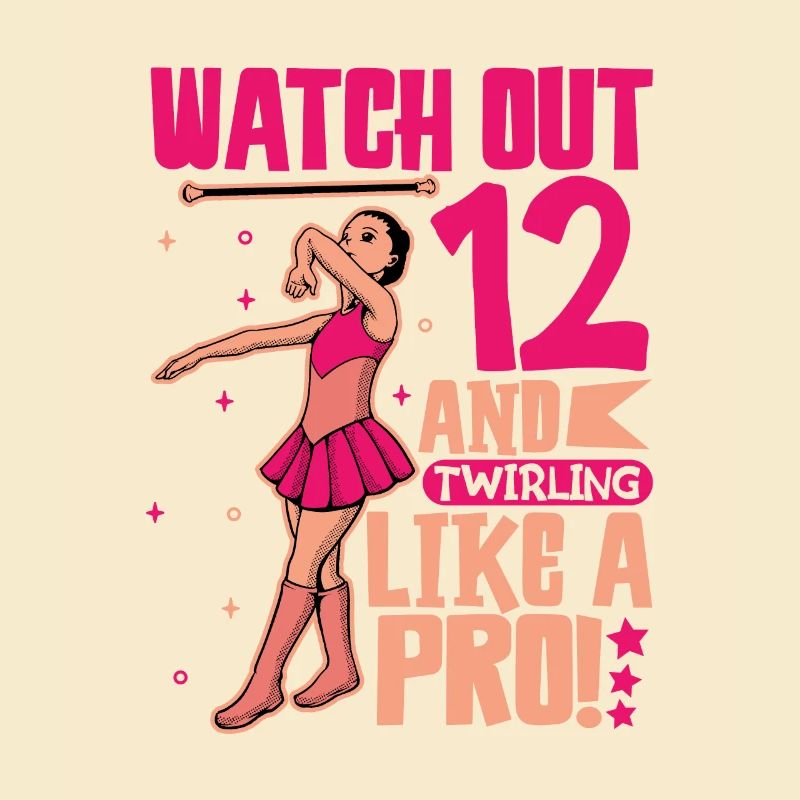 Ich bin 12 - Mädchen Twirling