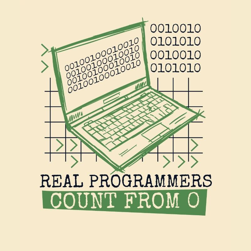 Real Programmers Count From 0 Developer Coder