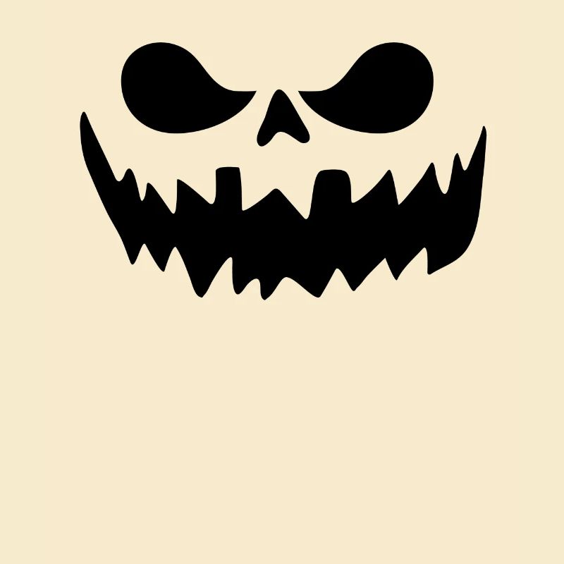 Scary Jack O'Lantern Pumpkin Face Halloween