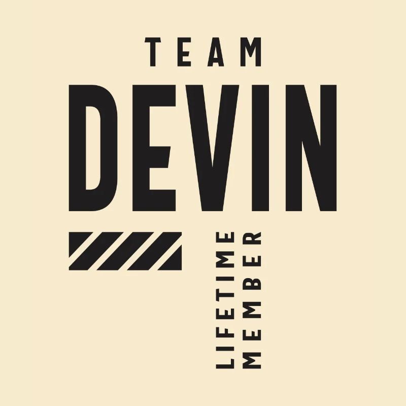 Team Devin Lebenslanges Mitglied Devin Name