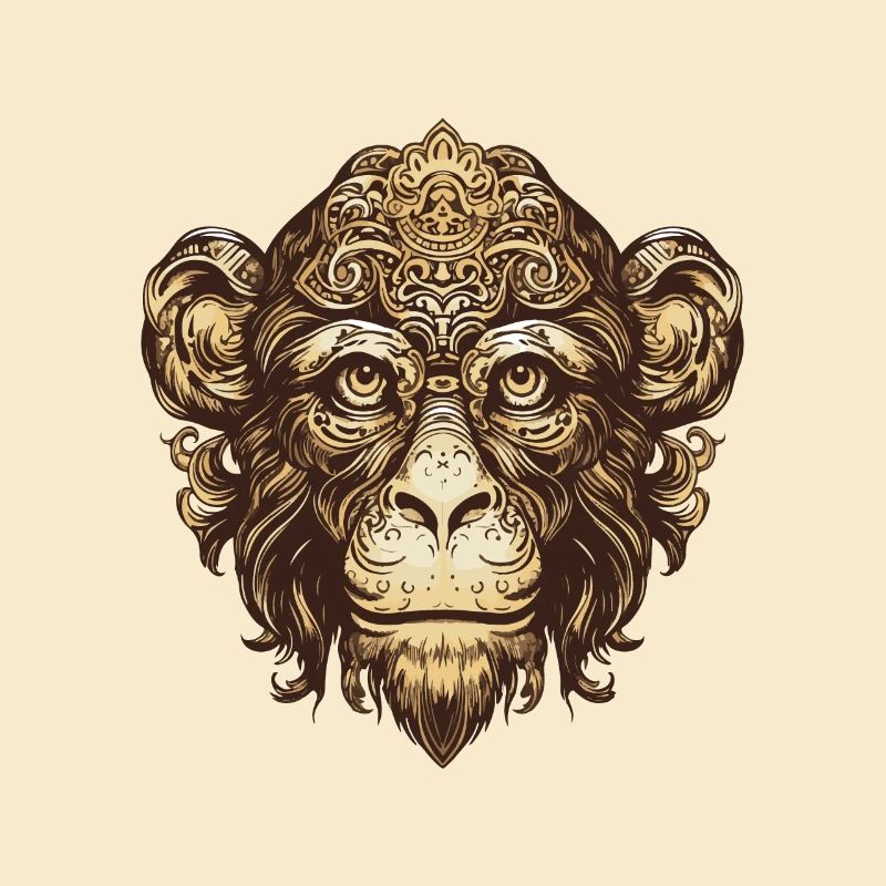 Affe Portrait