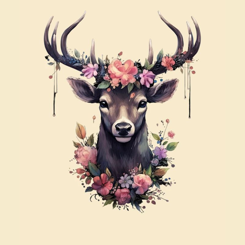 Replacement dirndl deer antlers deer