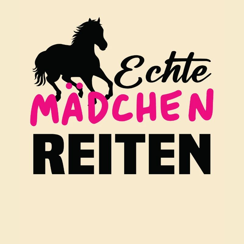 Echte mädchen reiten