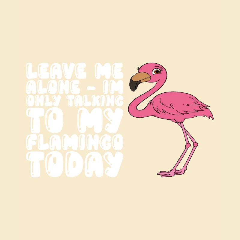 Lustiger Flamingo