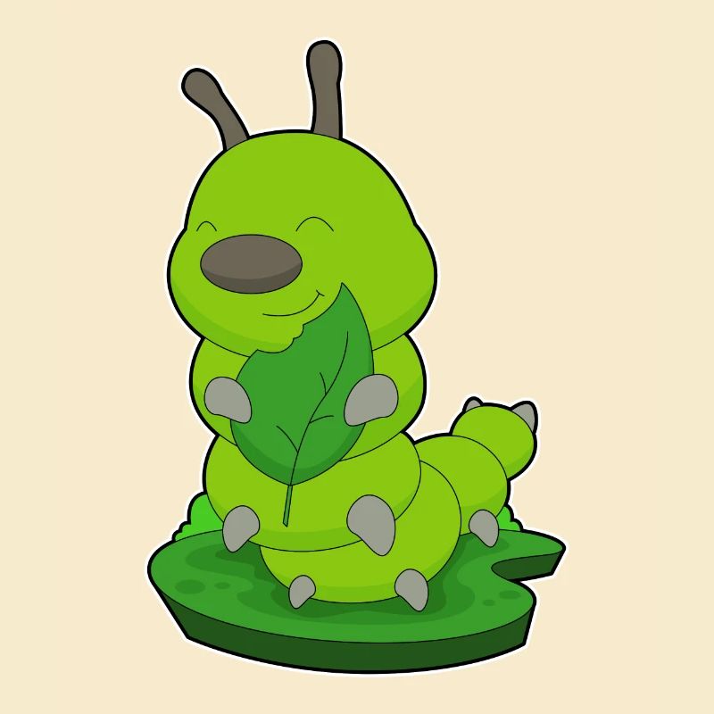 Caterpillar Leaf