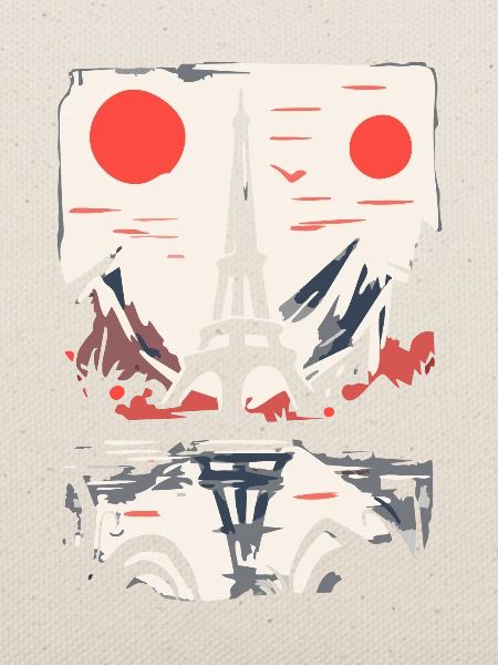Japan Rote Sonne und Paris