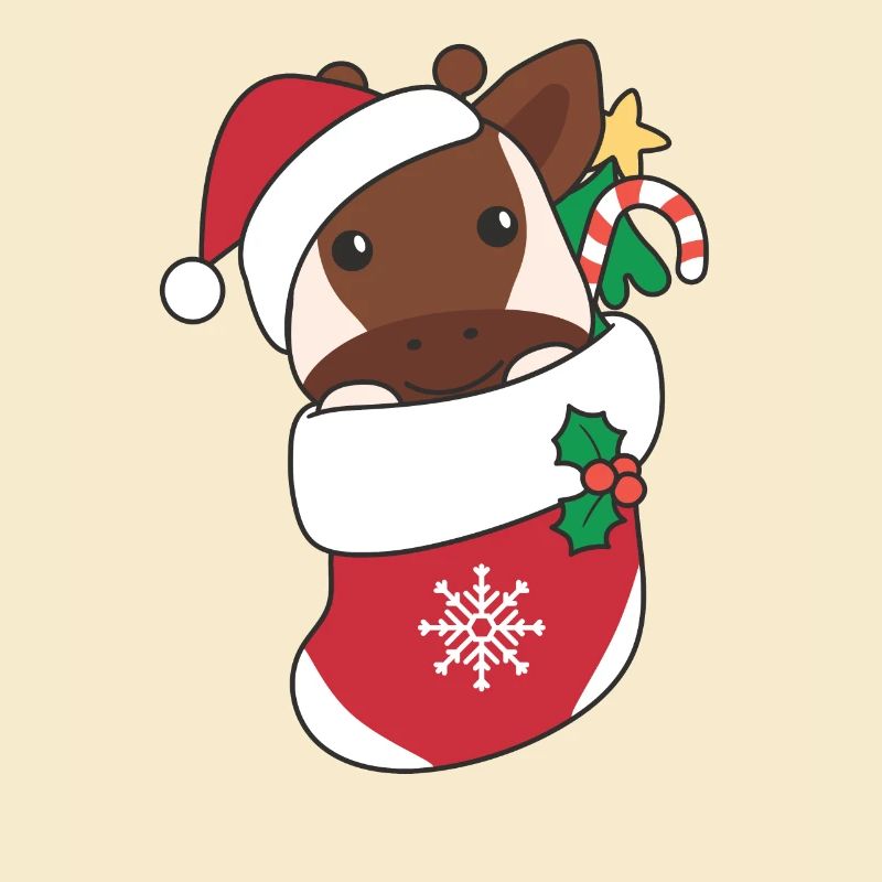 Okapi Christmas Snow Winter Animals Okapi