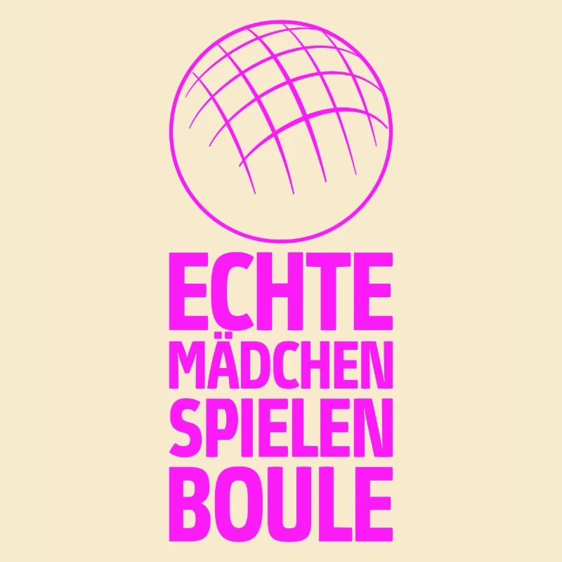 Echte Mädchen spielen Boule Bouler Boccia Spiel
