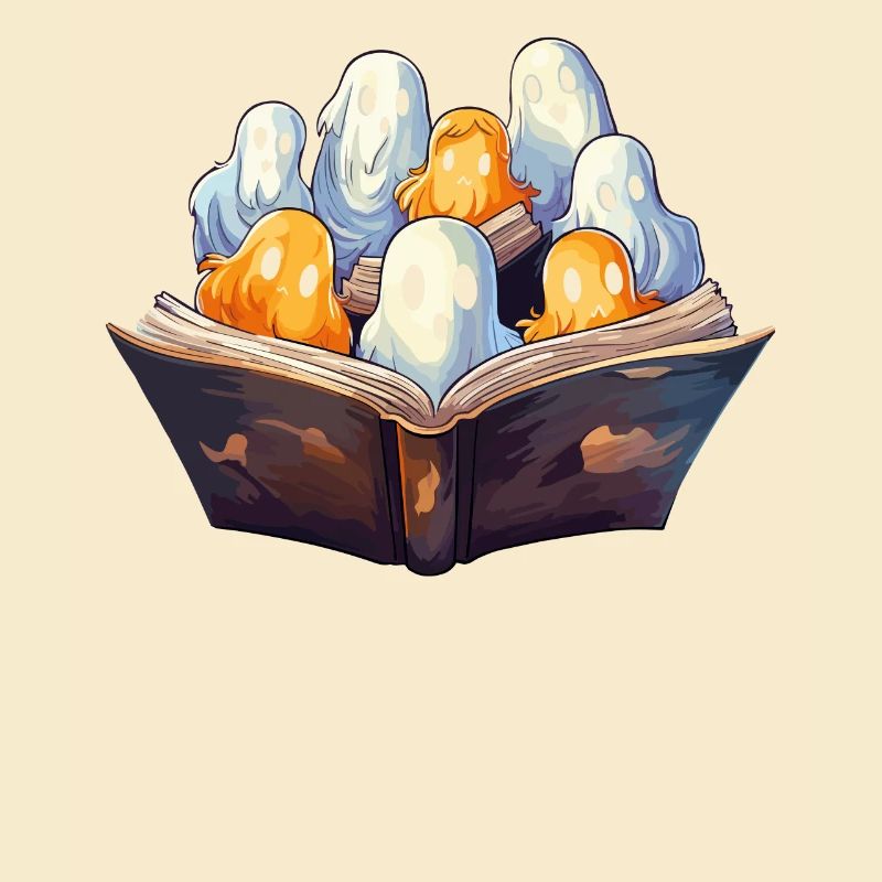 Groovy Read More Books Ghost Cute Funny