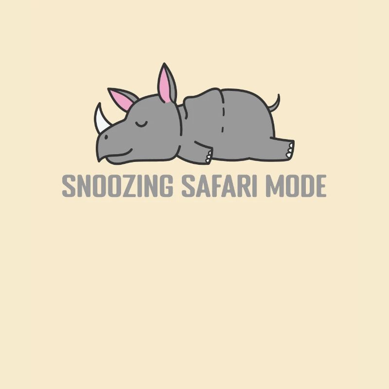 Pyjamas de mode Safari Snoozing