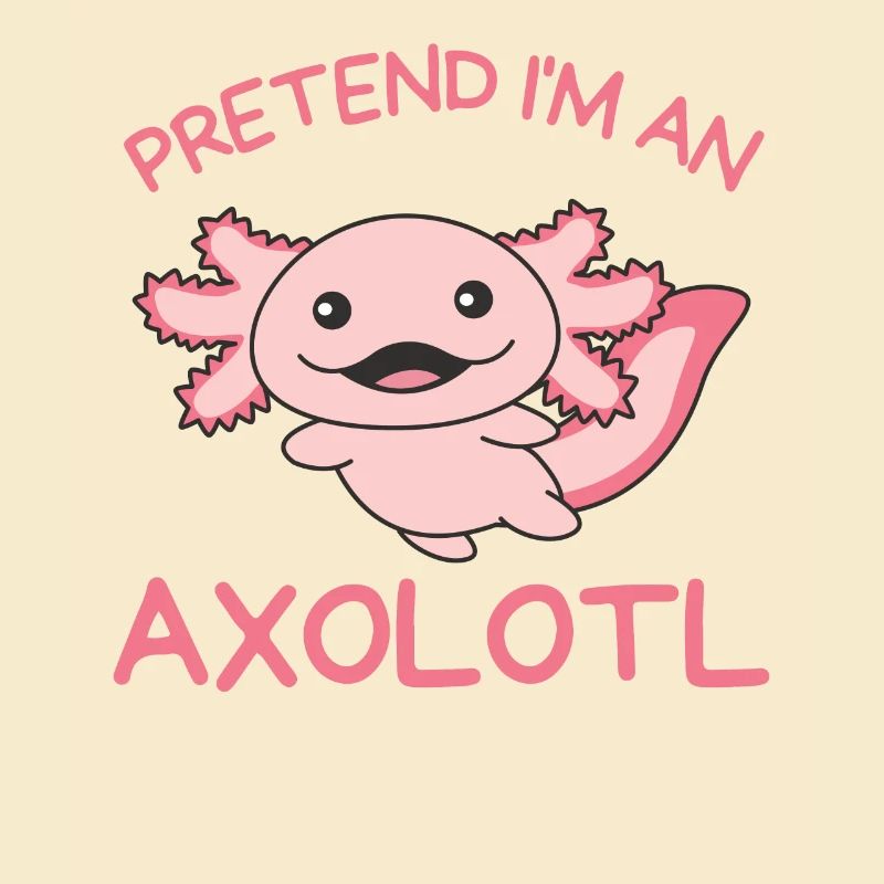 Stell dir vor ich bin ein Axolotl Halloween