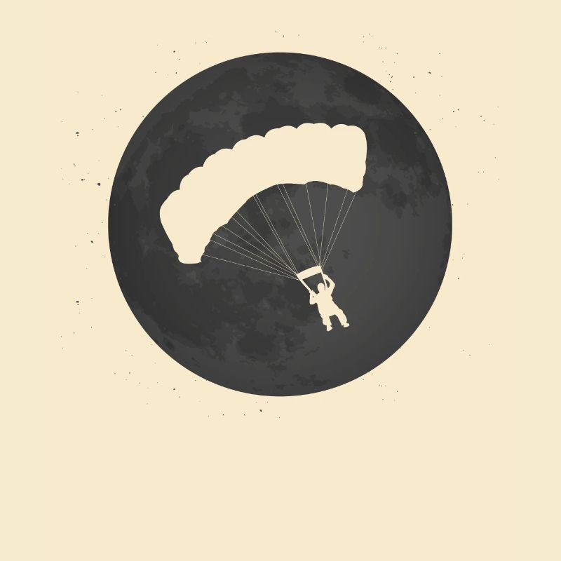 Vollmond - Gleitschirmfliegen -