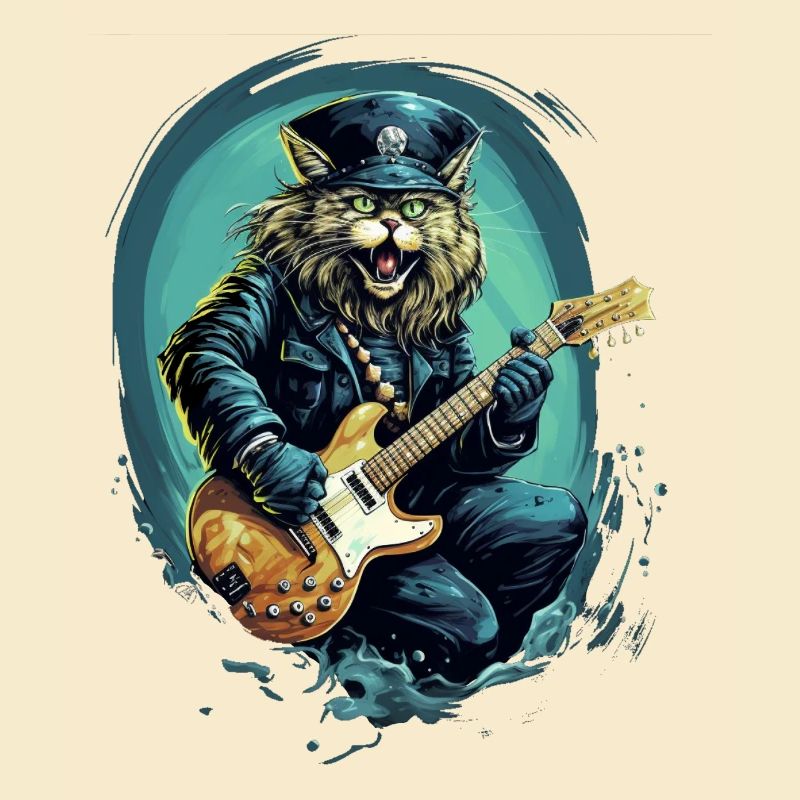 Rock n Roll Katze