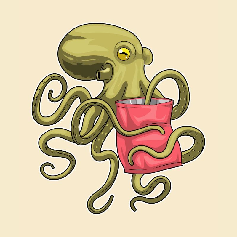 Sac de chips Octopus