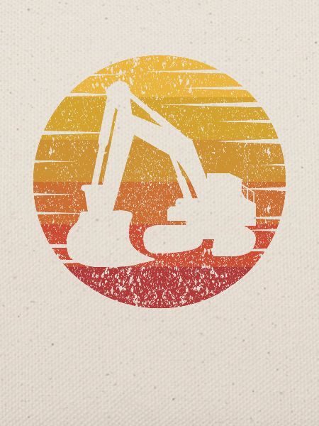 Retro Seilbagger Raupenbagger Excavator