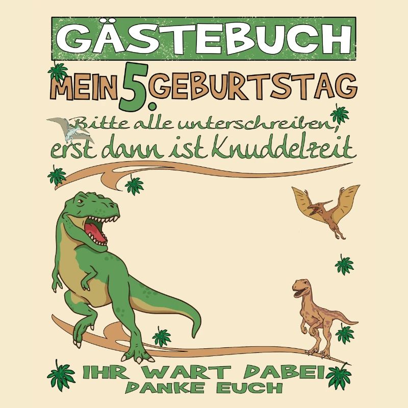 5. Geburtstag Junge & Mädchen Gästebuch