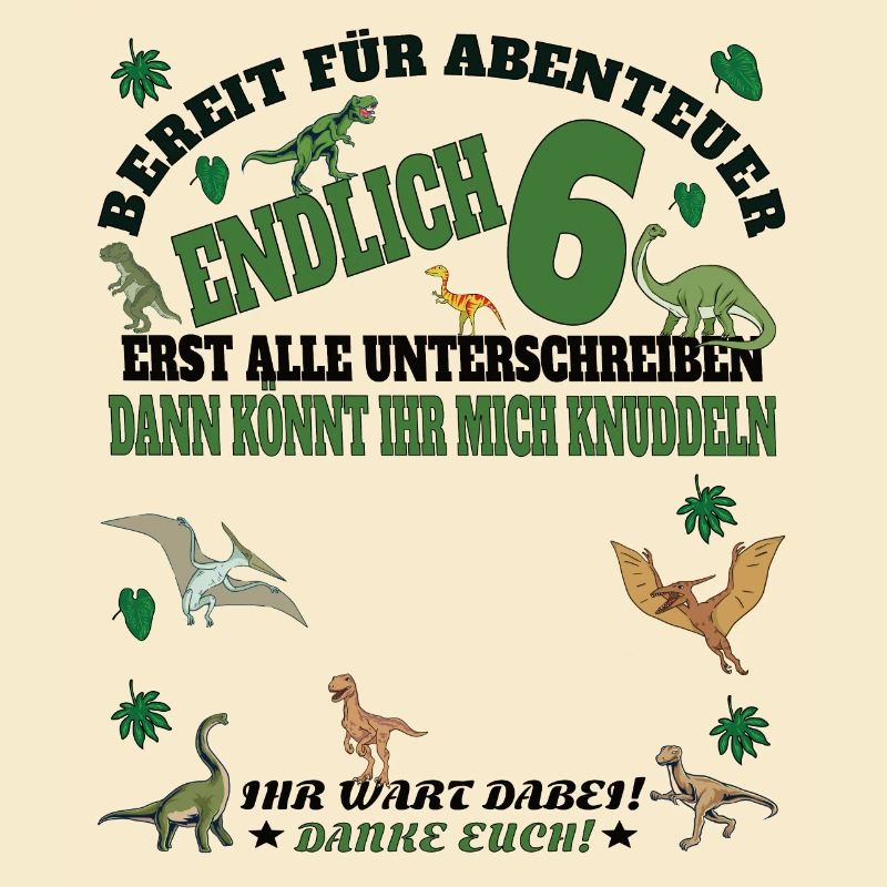 6. Geburtstag Junge & Mädchen Gästebuch