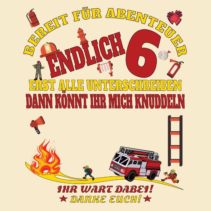6. Geburtstag Junge & Mädchen Gästebuch