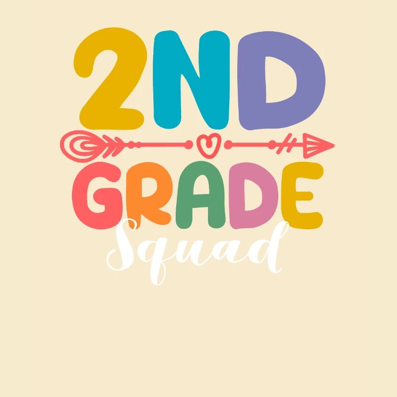 2nd Grade Squad Second Teacher Student 100th Day