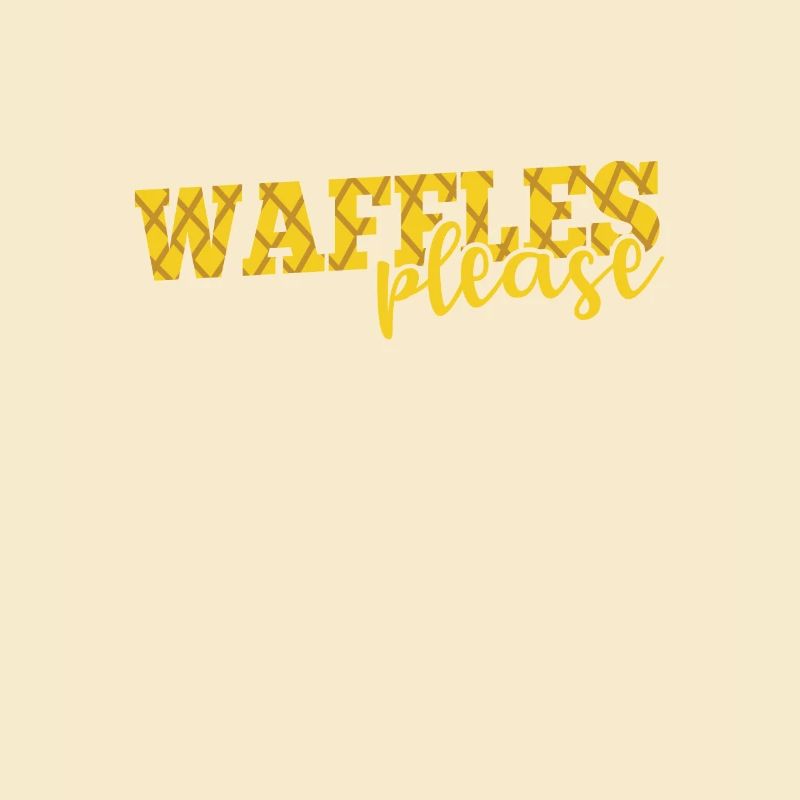 Waffles please Snack Gebäck Teig Bäcker