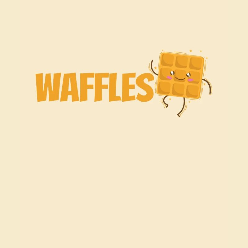 Waffles leckerer Teig wird zum Gebäck