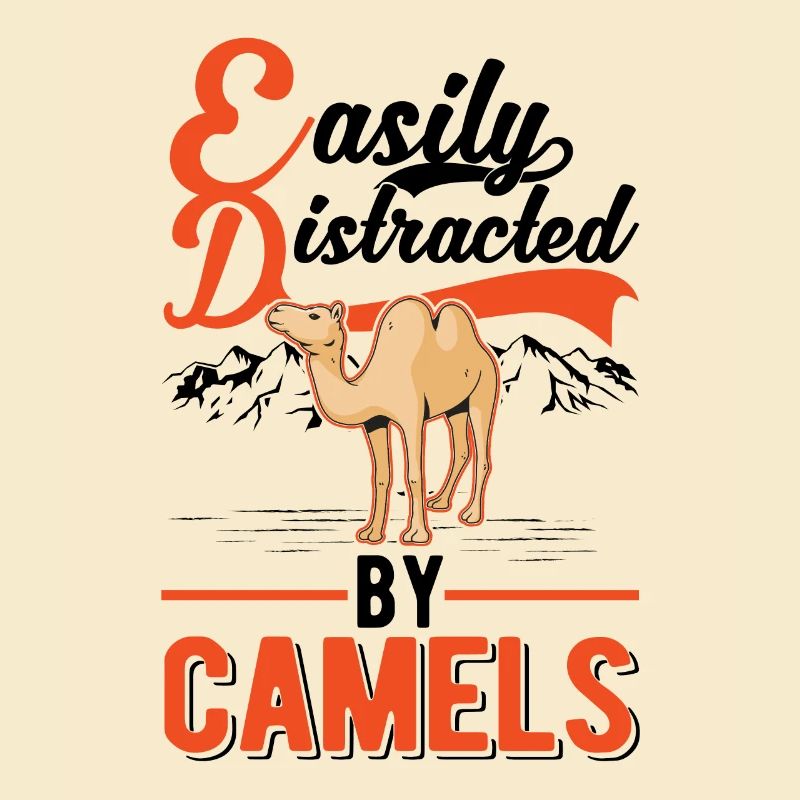 Facilement distrait par les chameaux Big Camel Camel