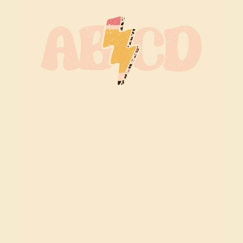 ABCD Lightning Leopard Pencil 100th Day School