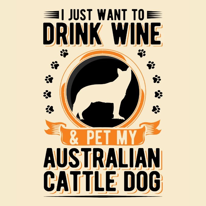 Bouvier australien et vin